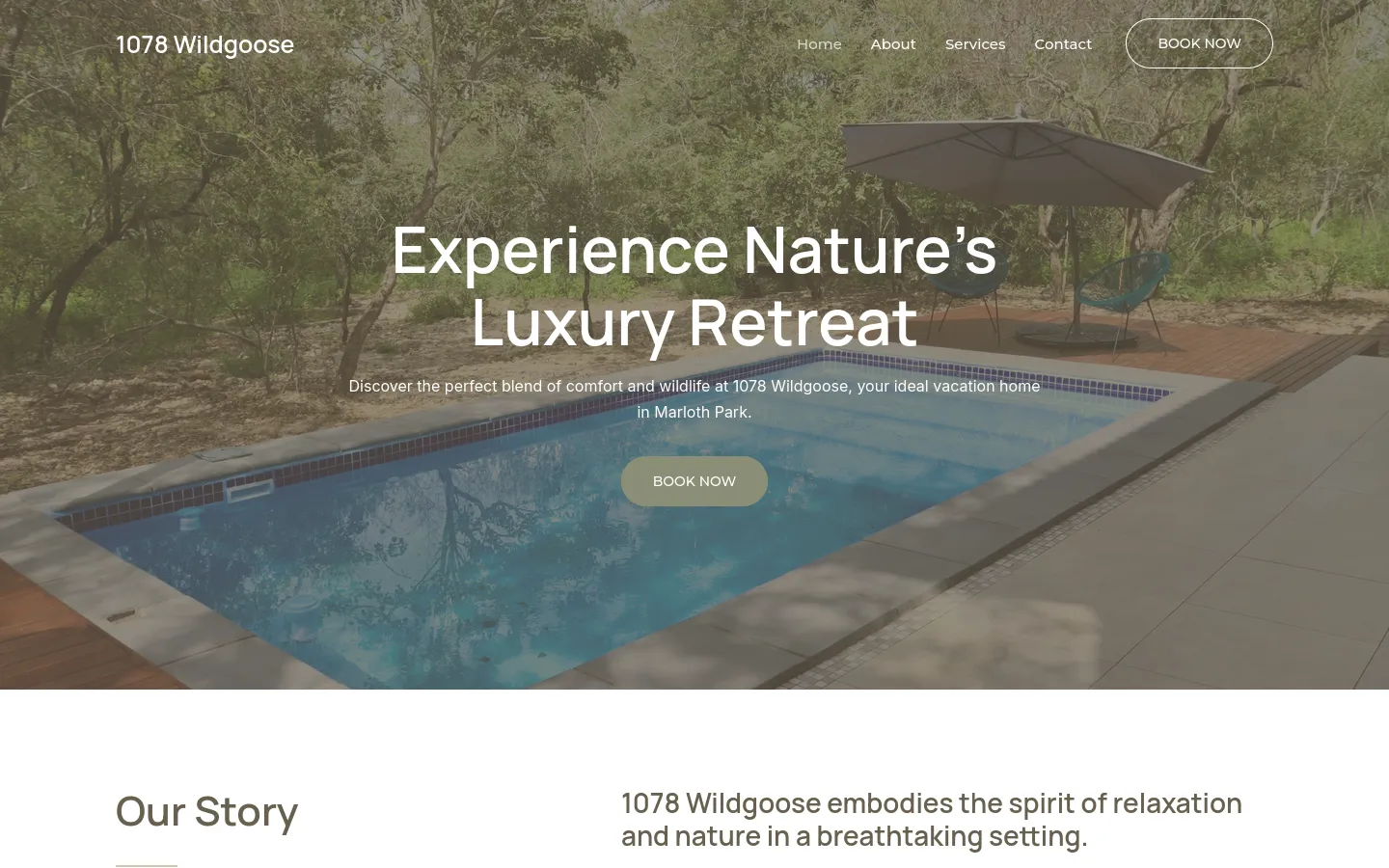 1078 Wildgoose — website screenshot